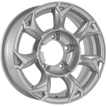 KHOMEN KHW1505 (Niva 4x4) R15x5.5 5x139.7 ET5 CB98.5 F_silver