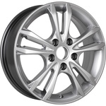КиК Samara-оригинал R16x6 4x100 ET49 CB54.1 Silver_SK (Мятый обод)*
