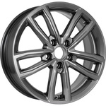 КиК Каланг R17x6.5 5x114.3 ET37 CB66.6 Dark_platinum (Мятый обод)*