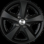 СКАД Уран-2 R14x5.5 4x98 ET35 CB58.6 Black_barhat (Мятый обод)*