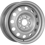 Trebl 53B35B TREBL (12 отверстий) R14x5.5 4x98 ET35 CB58.6 Silver (Мятый обод + Следы монтажа)***