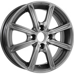 КиК Флэш R14x5 4x98 ET35 CB58.5 Dark_platinum (Мятый обод)***