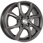 СКАД Тулон R15x6 4x100 ET45 CB54.1 Graphite (Мятый обод)***
