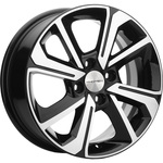 KHOMEN KHW1501 (15_Rio II) R15x6 4x100 ET46 CB54.1 Black_FP (Дефект ЛКП + Следы монтажа)***