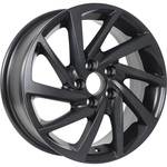 KDW KD1530 R15x6 5x100 ET38 CB57.1 Matt_Black_Painted (Мятый обод)***