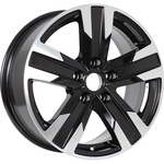 КиК Висмут R16x7 5x100 ET35 CB57.1 Almaz_black (Мятый обод)***