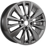 КиК Эрман R16x6.5 4x100 ET37 CB60.1 Dark_platinum (Мятый обод)***