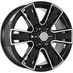 КиК Севенна R17x7 6x139.7 ET33 CB100.1 Almaz_black (Мятый обод)***