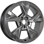 КиК Кайан R18x7.5 5x110 ET37 CB65.1 Dark_platinum (Мятый обод)***