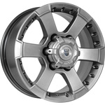 КиК M56-оригинал R16x7 6x139.7 ET38 CB67.1 Dark_platinum